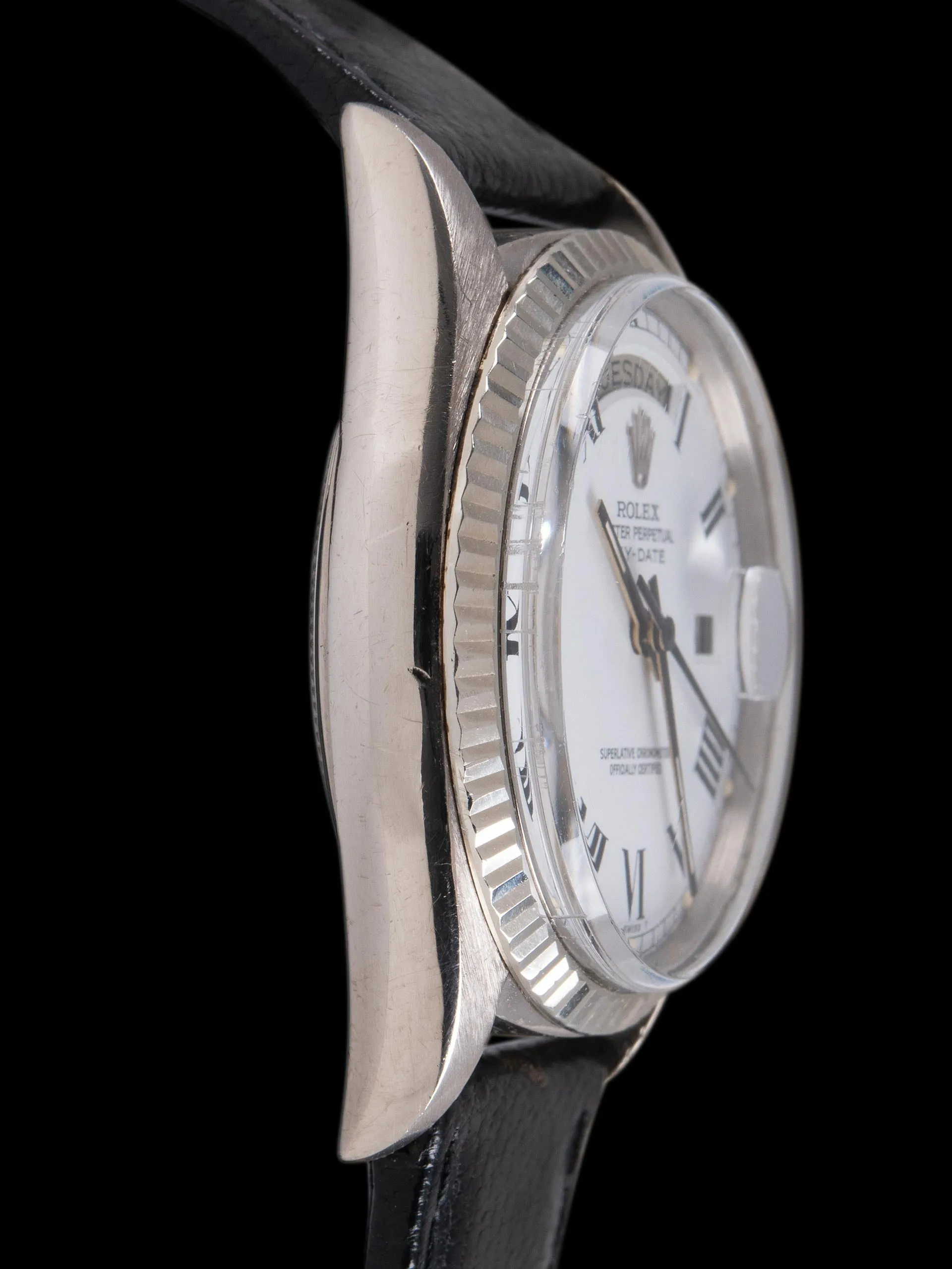 1971 Rolex Day-Date 18K WG (Ref. 1803) White "Buckley" Dial