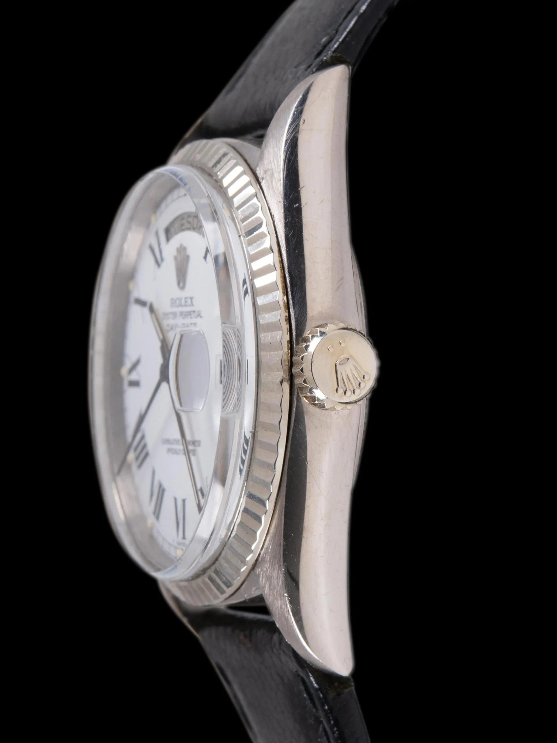1971 Rolex Day-Date 18K WG (Ref. 1803) White "Buckley" Dial