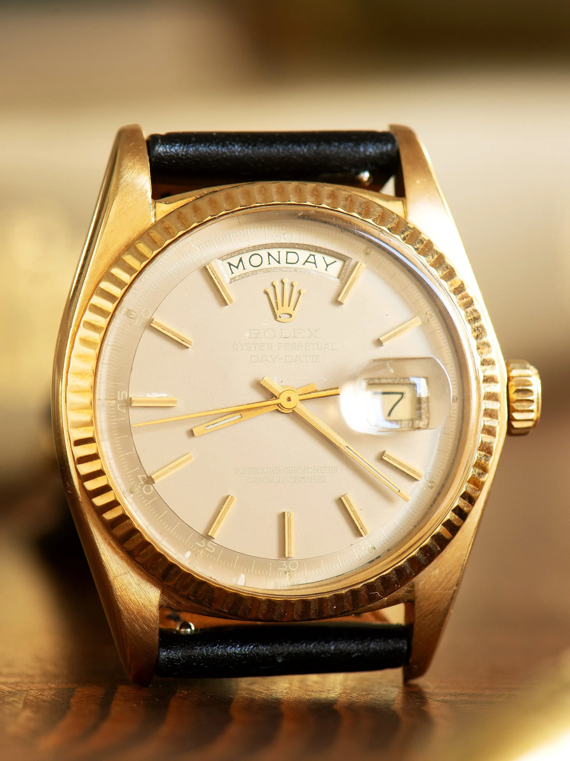1973 Rolex Day-Date 18K YG (Ref. 1803) Havana "Ghost" Minute Track Dial