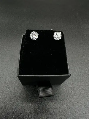 2 CTW Diamond Stud Earrings (IGI Certified)
