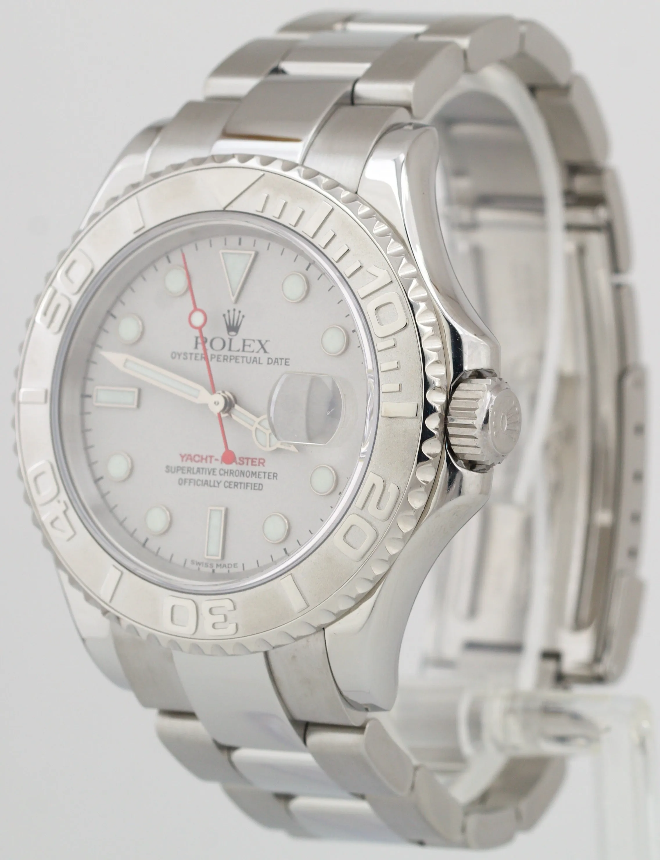 2020 RSC MINT Rolex Yacht-Master Steel Stainless PLATINUM 40mm YM1 Watch 16622