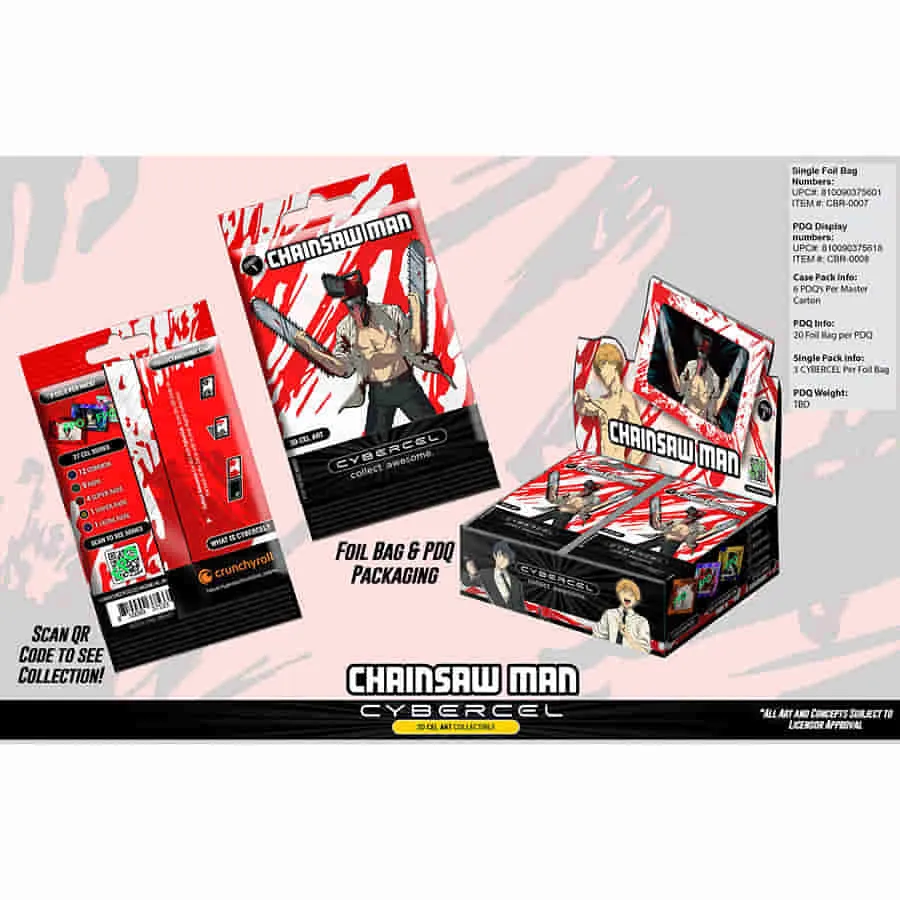 2023 Cybercel Chainsaw Man Trading Cards Hobby Box