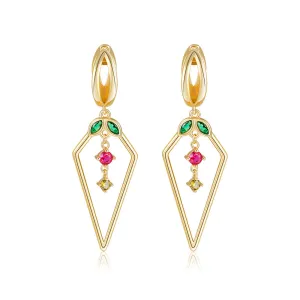 925 Silver Cherry Earrings