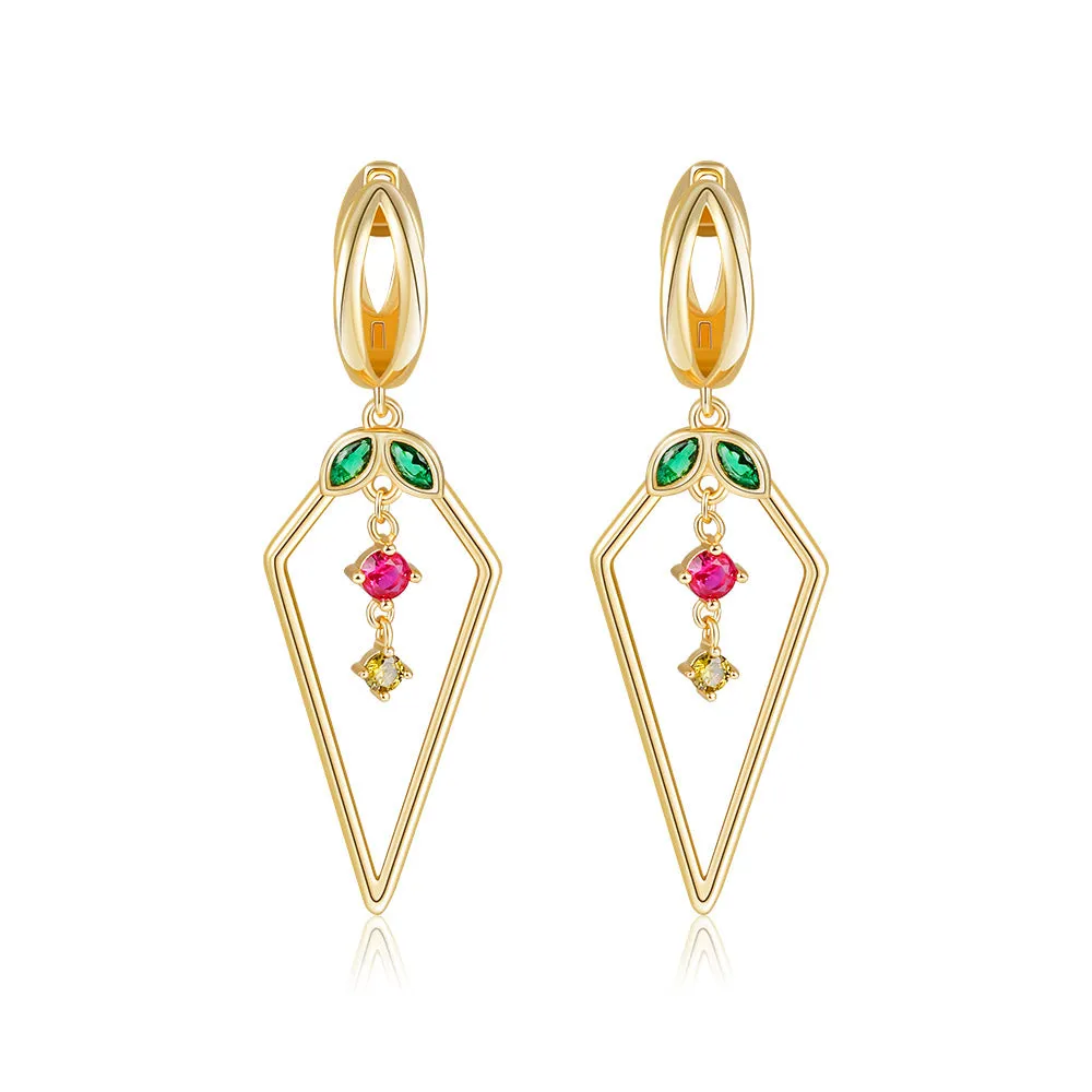 925 Silver Cherry Earrings