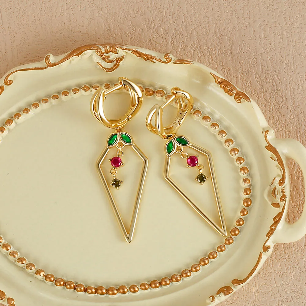 925 Silver Cherry Earrings