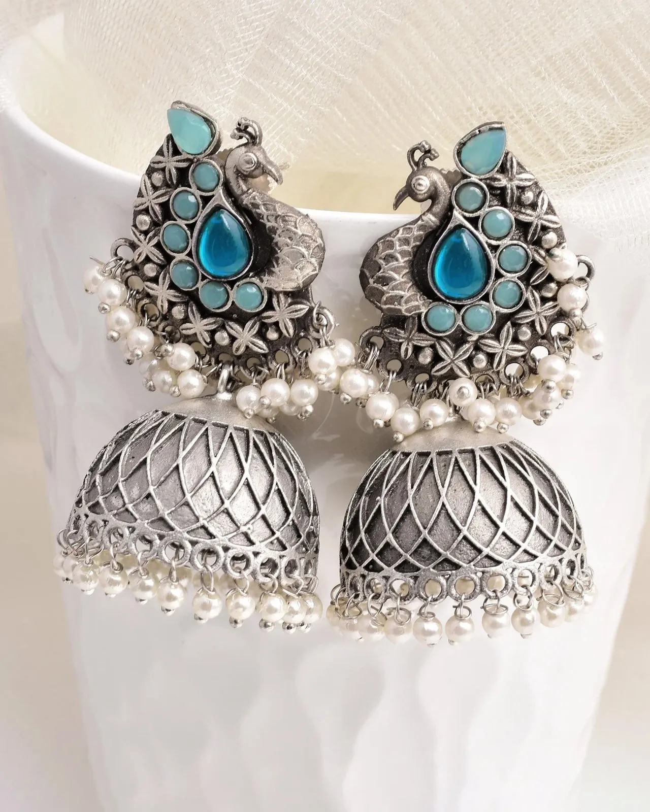 Aarohi Jhumki Earrings - wxo