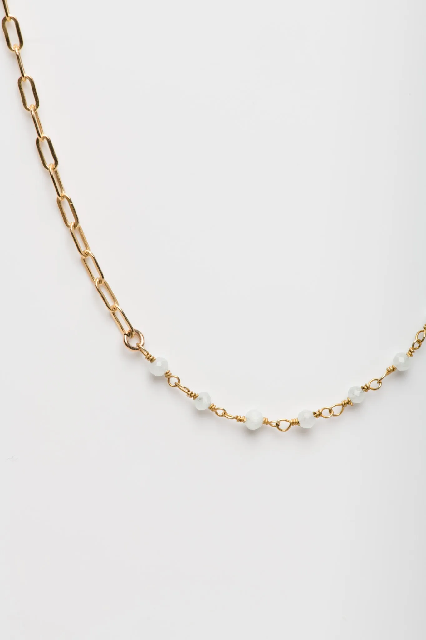 Able Aquamarine Duet Necklace