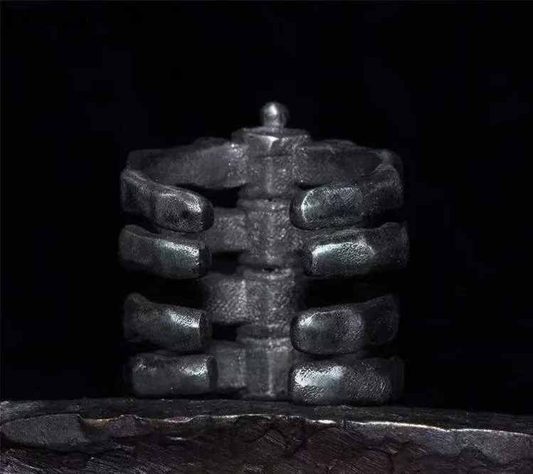 Alloy bone ring male personality punk ring