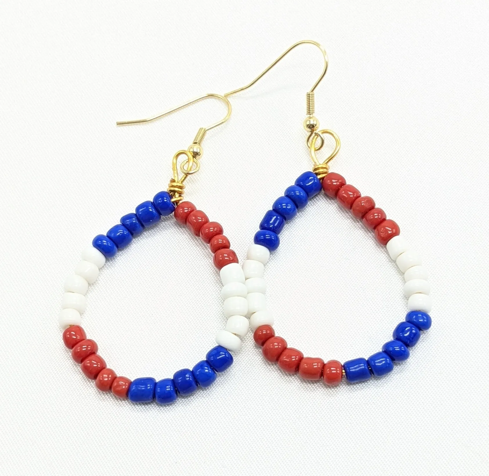 Americana Hoop Earrings