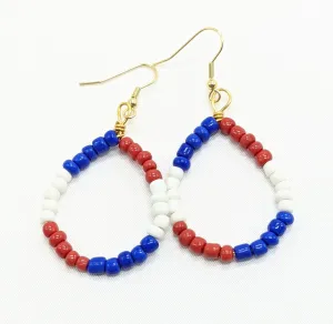 Americana Hoop Earrings