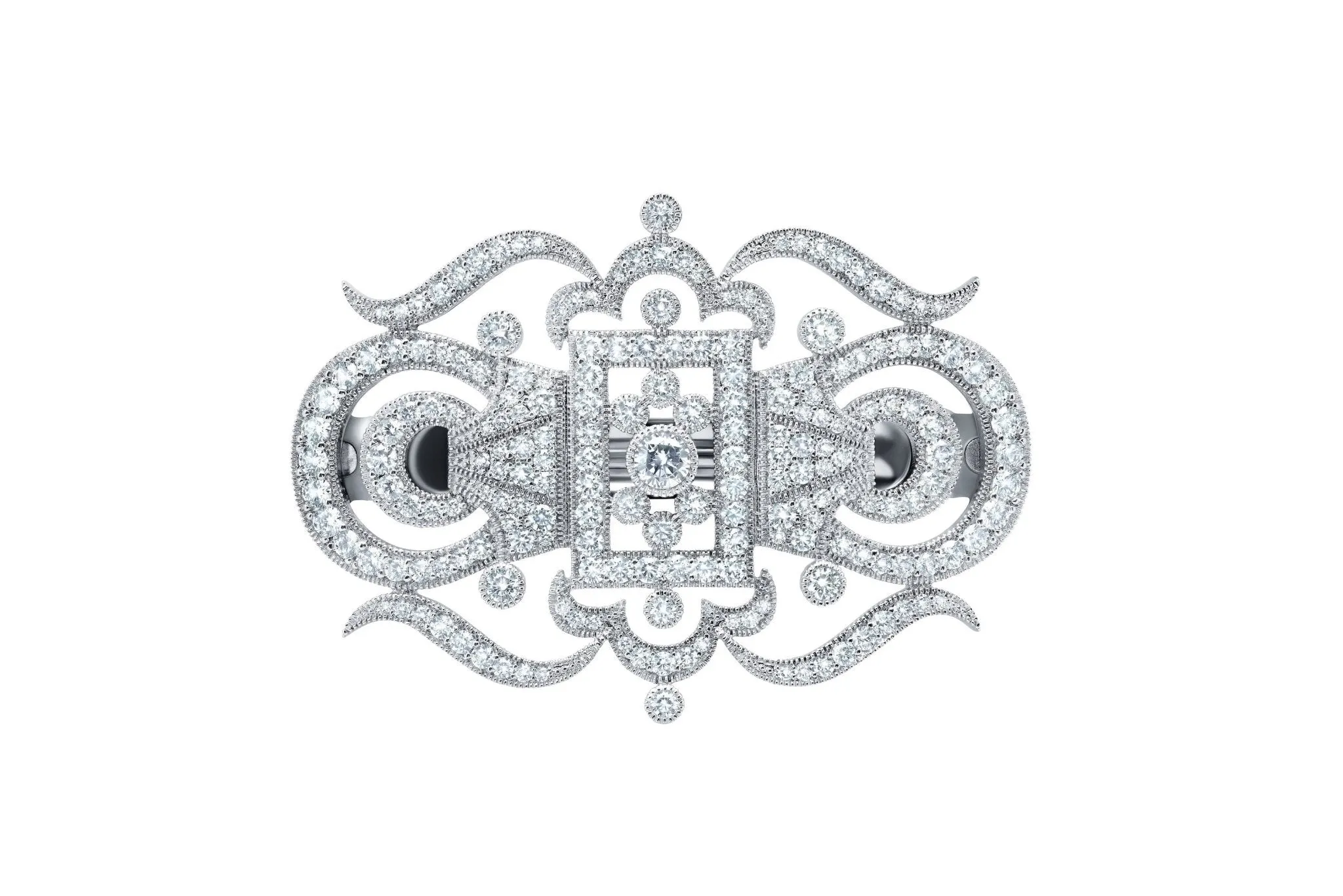 Andrew Prince by Crislu Circle and Scroll Brooch