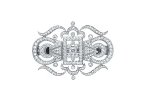 Andrew Prince by Crislu Circle and Scroll Brooch