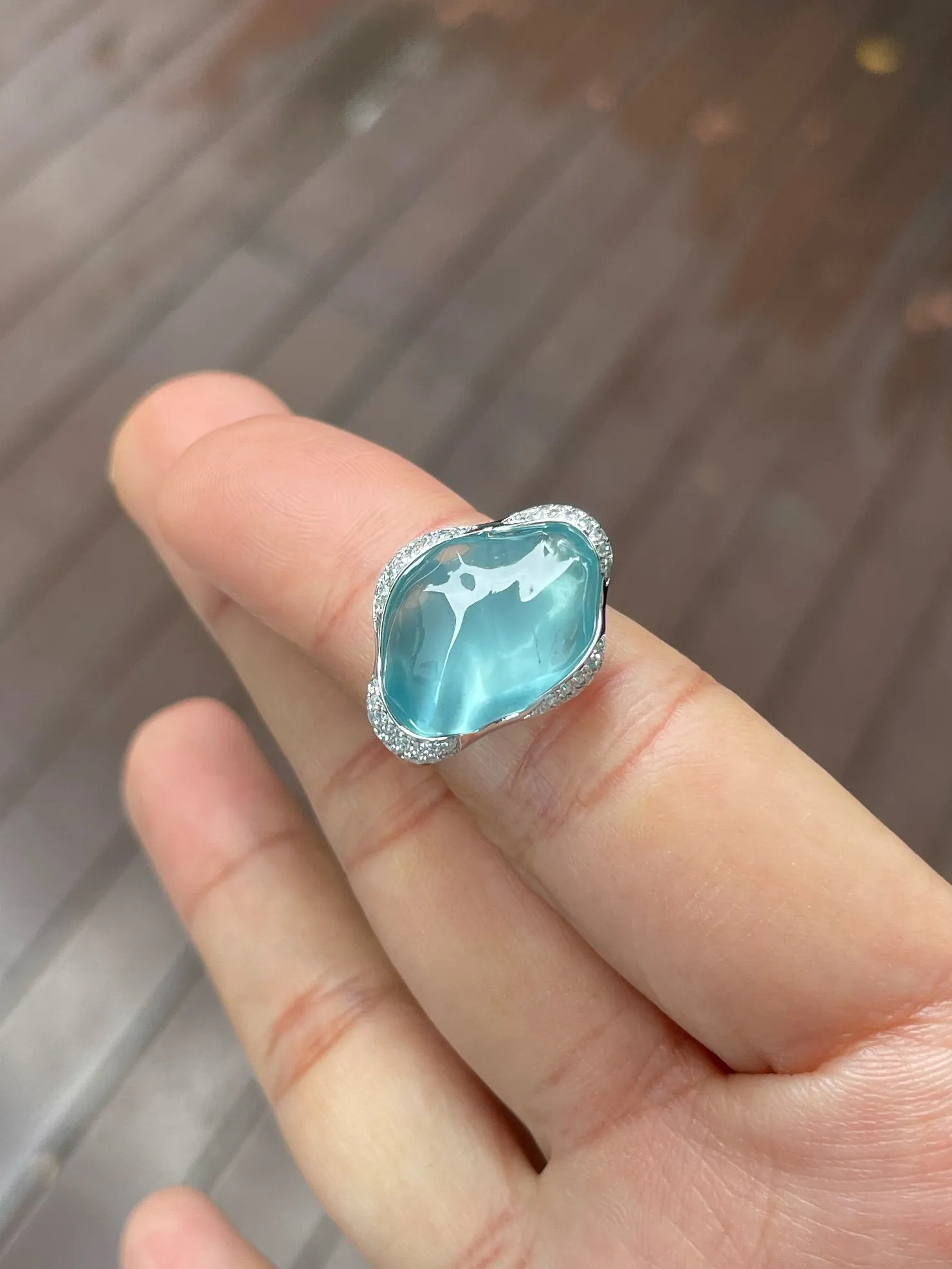 Aquamarine Ring - 11.7CT (NJR234)