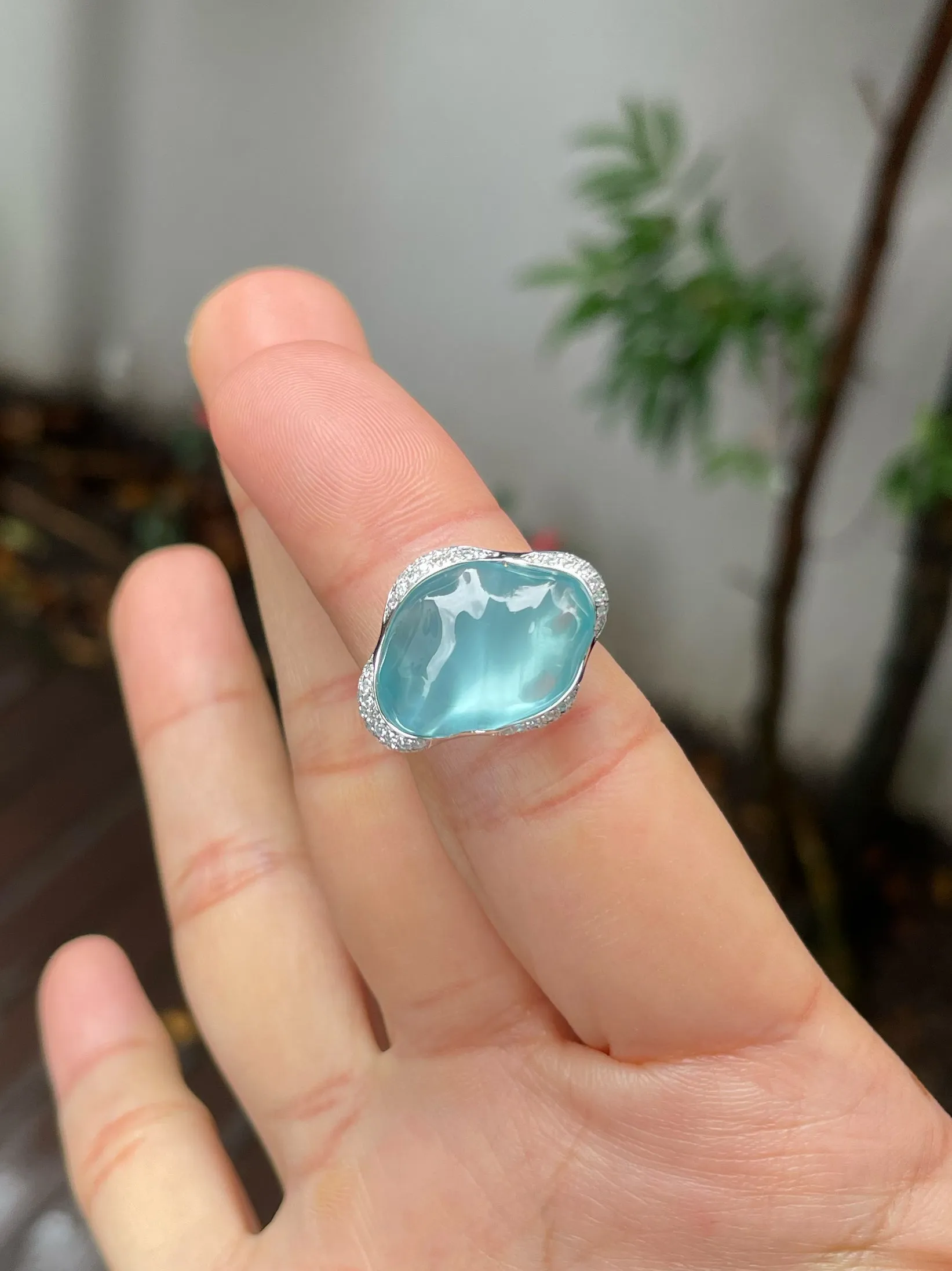 Aquamarine Ring - 11.7CT (NJR234)