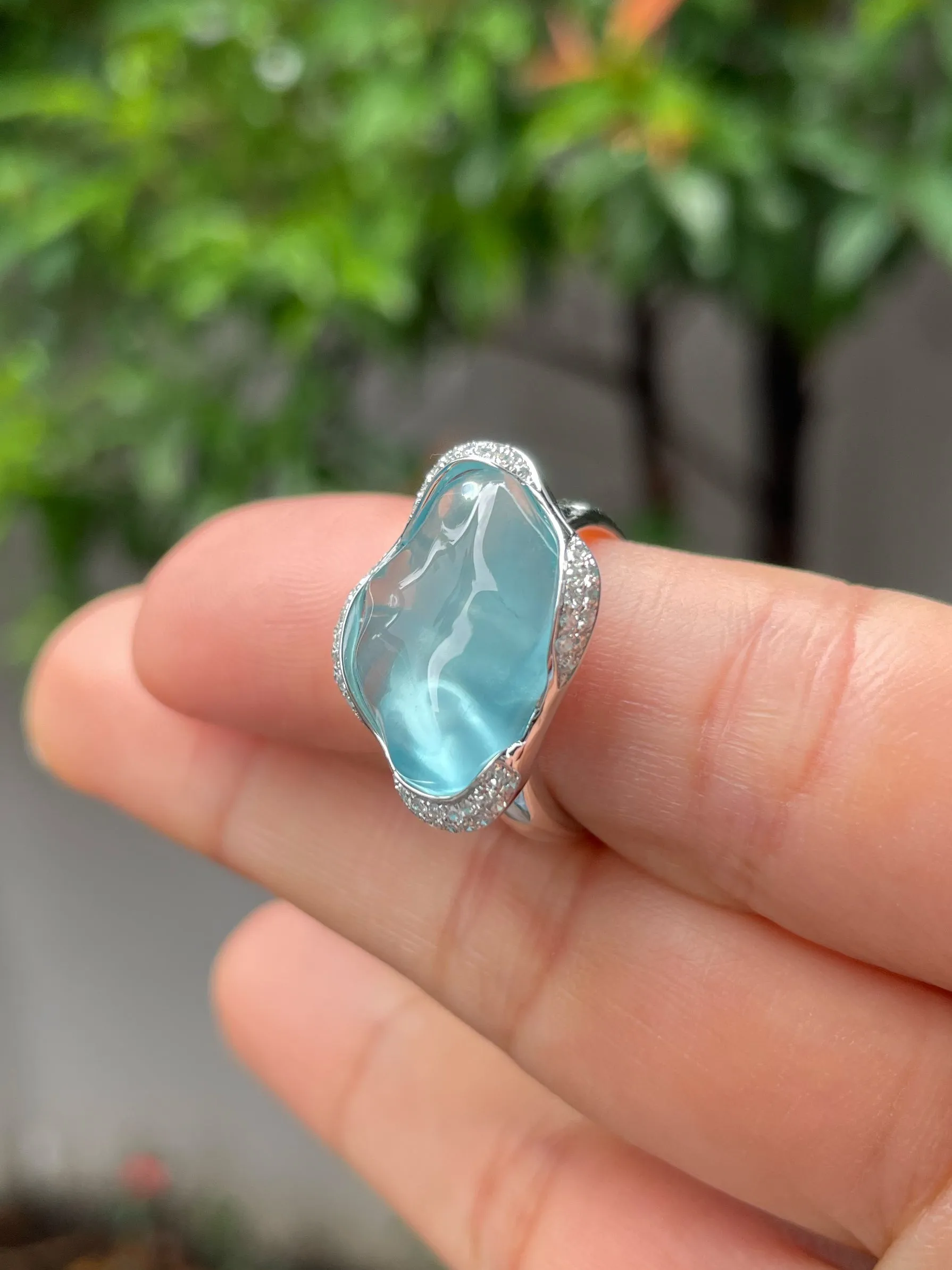 Aquamarine Ring - 11.7CT (NJR234)