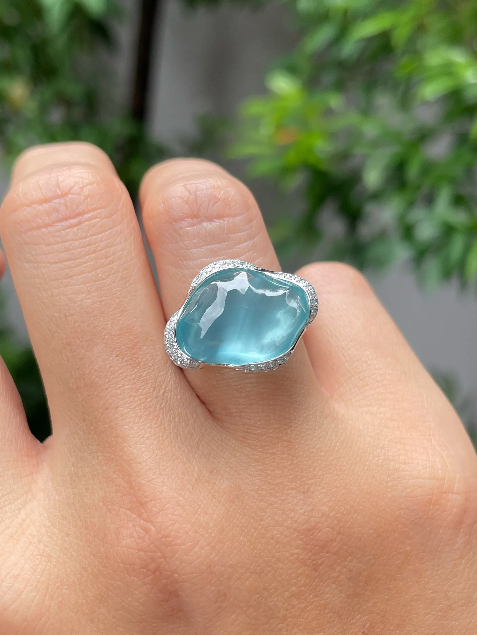 Aquamarine Ring - 11.7CT (NJR234)