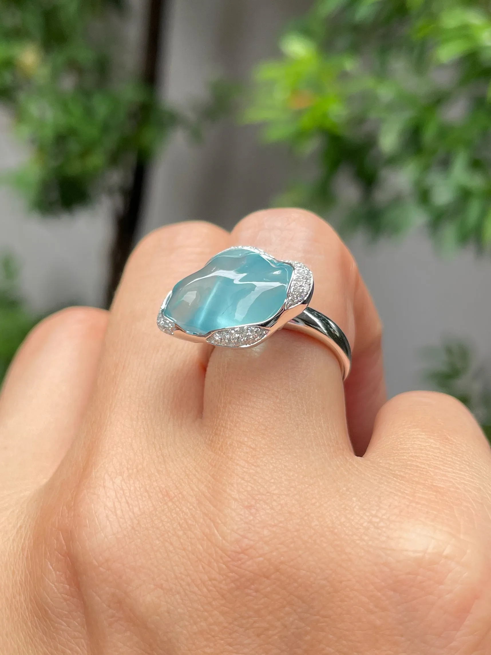 Aquamarine Ring - 11.7CT (NJR234)