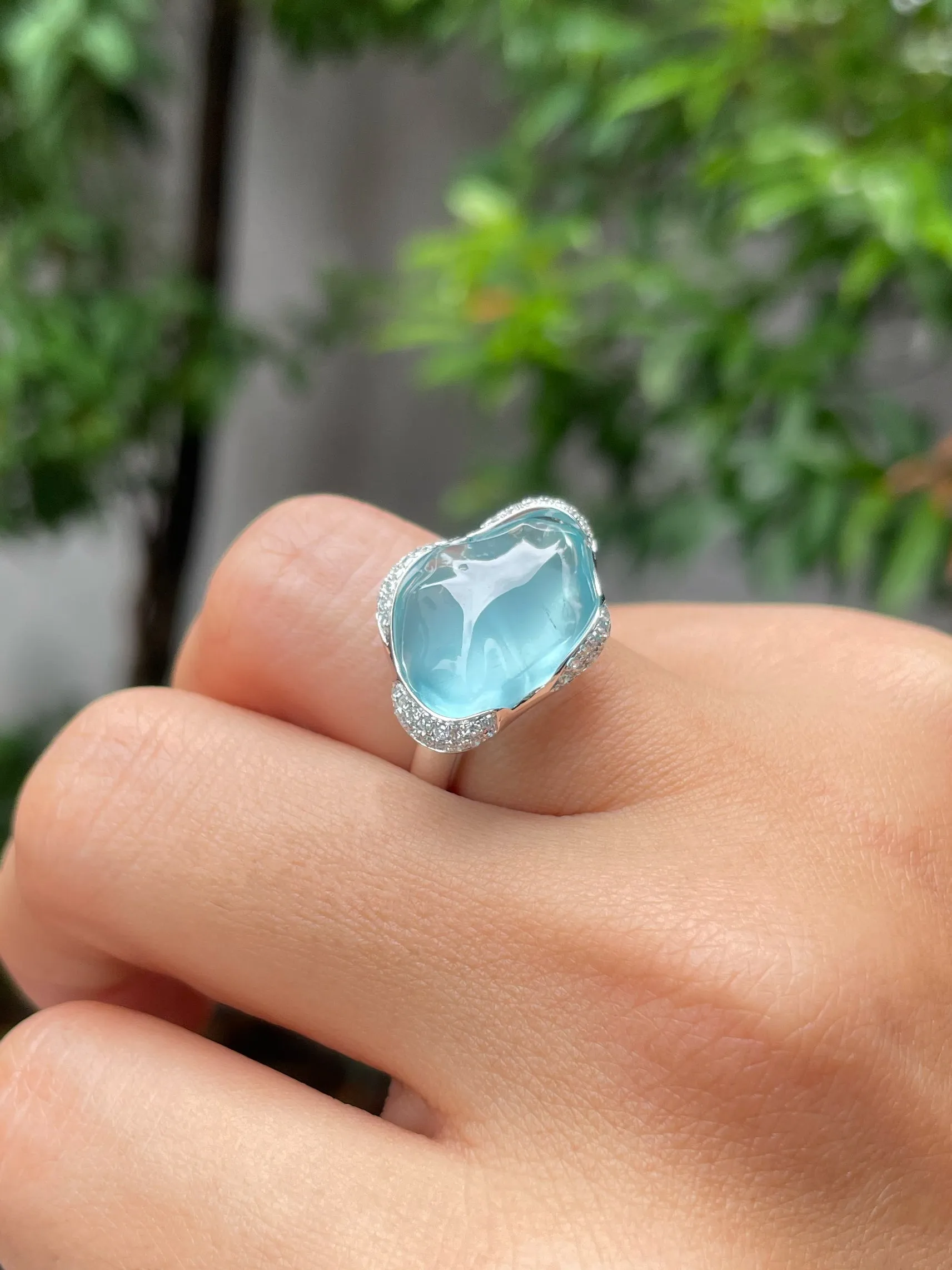 Aquamarine Ring - 11.7CT (NJR234)