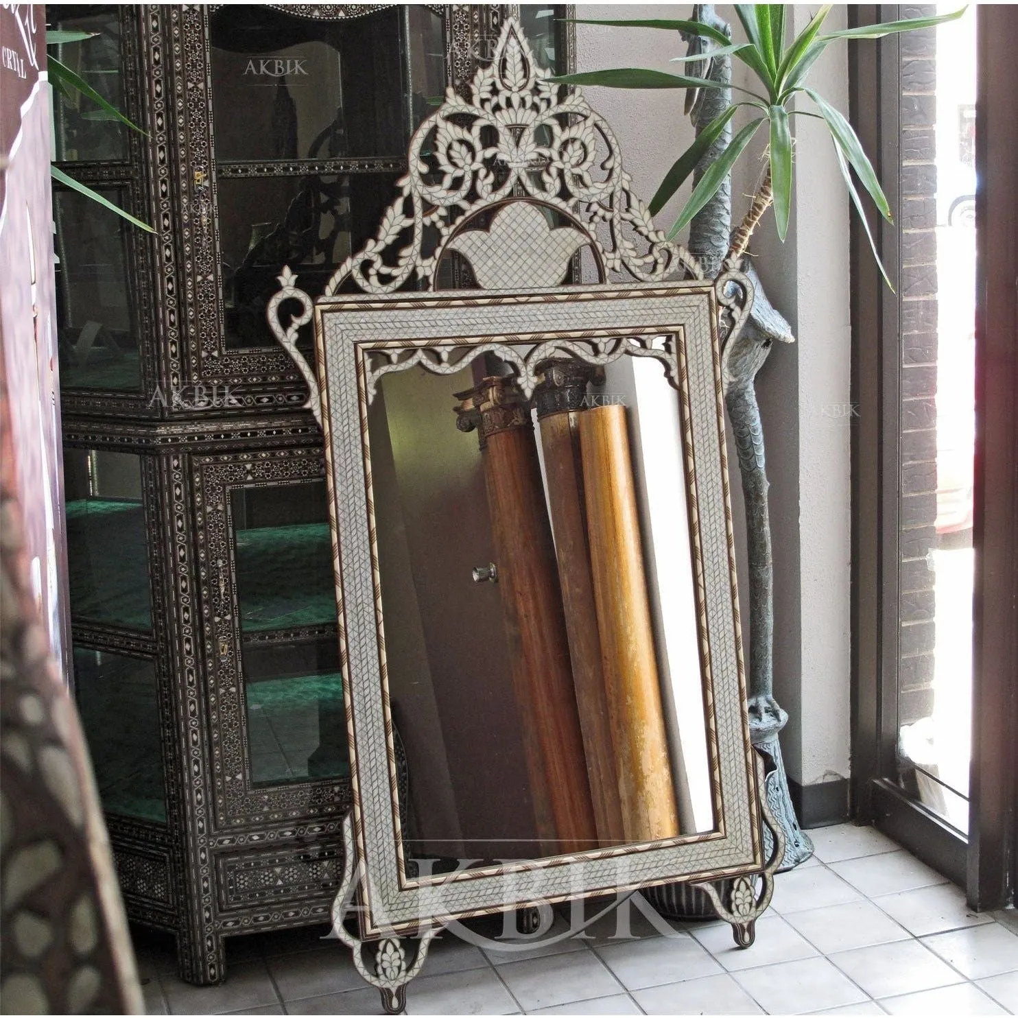 Awakening Design: Levantine Mother of Pearl Mirror