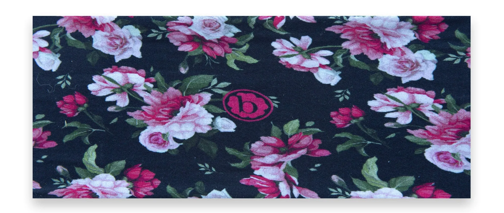 Baby Bling Black Floral Printed Knot Headband *Basically Bows & Bowties EXCLUSIVE*