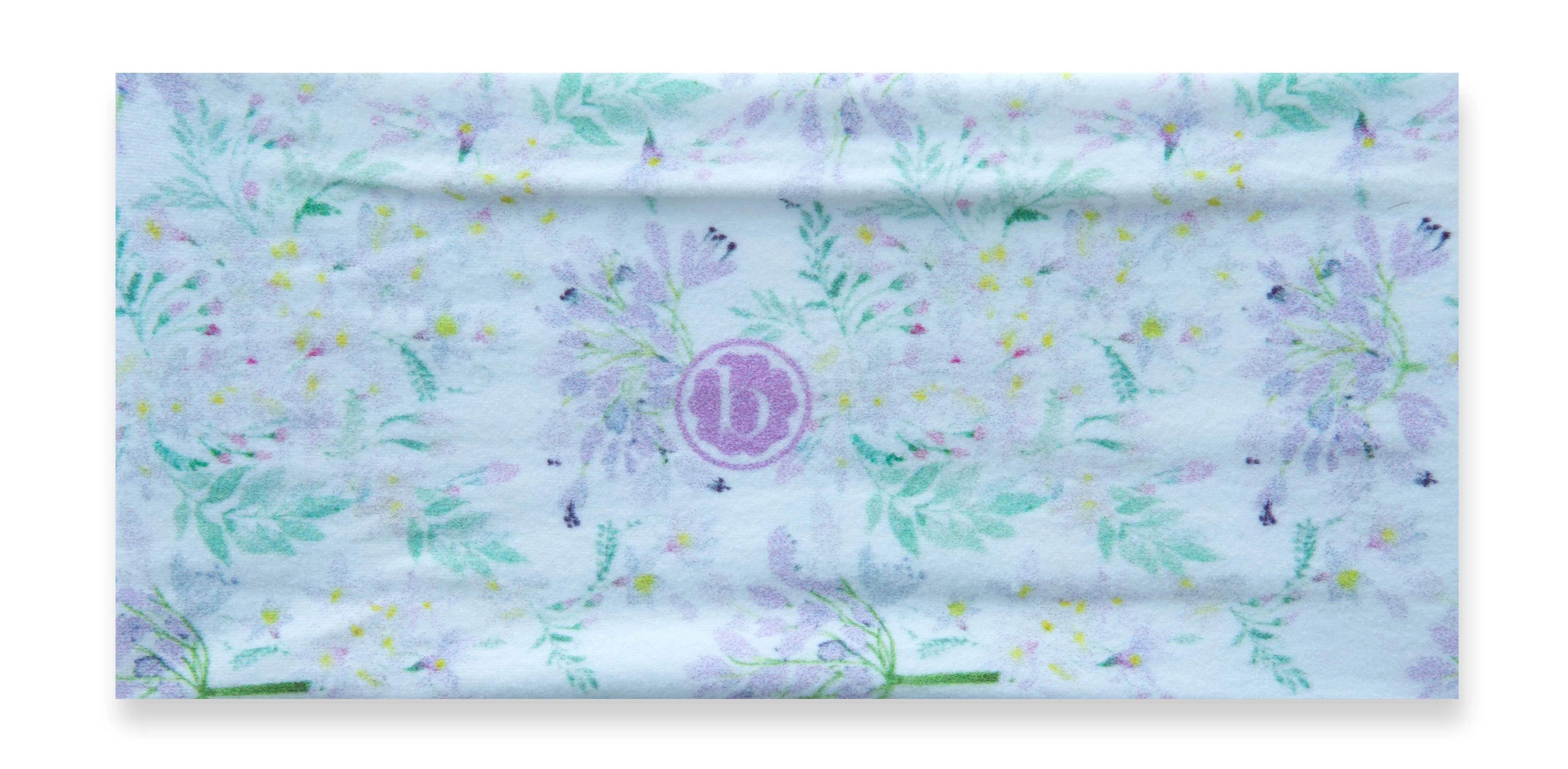 Baby Bling Lavender Printed Knot Headband