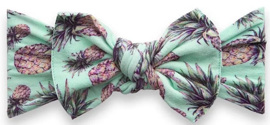 Baby Bling Pineapple Paradise Printed Knot Headband