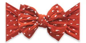 Baby Bling Sienna Shabby Dot Patterned Knot Headband