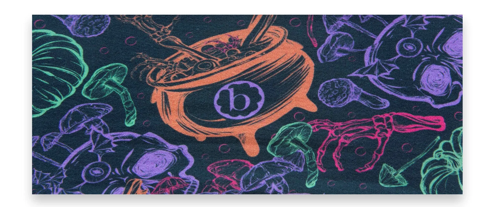 Baby Bling Witches Brew Printed Knot Headband *Basically Bows & Bowties EXCLUSIVE*