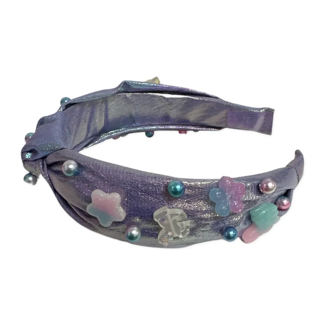 Bari Lynn 3D Unicorn Star Charm Pearl Headband