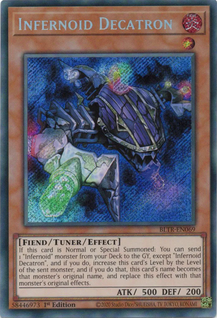 BLTR-EN069 Infernoid Decatron Secret Rare NM