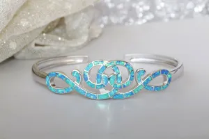 BLUE INFINITY BRACELET
