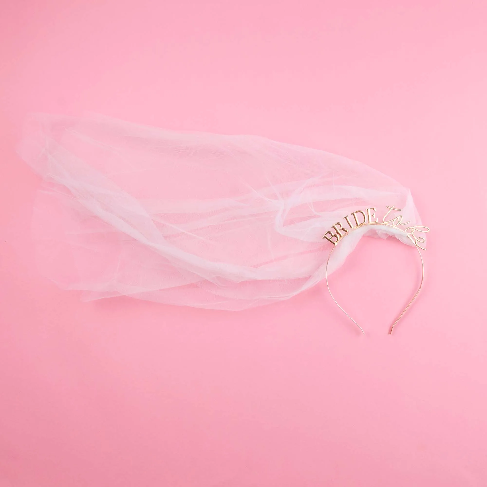 Bride To Be Headband With Veil