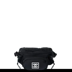 Chanel Rare Black Sport Fanny Pack