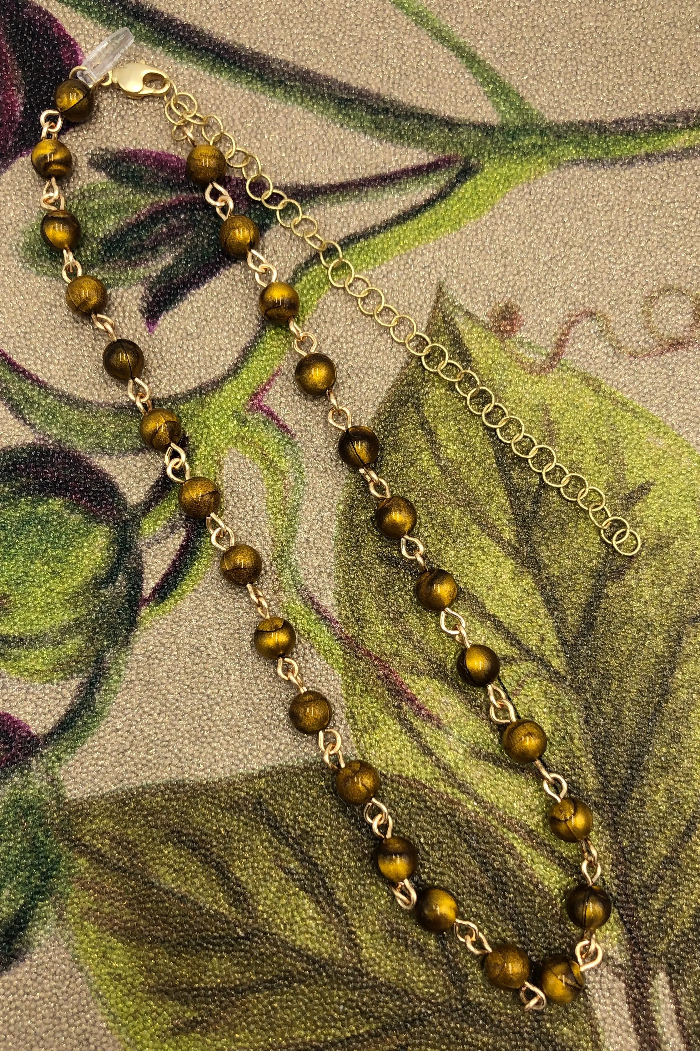 Copper & Bronze Aura Glow Amelia Necklace