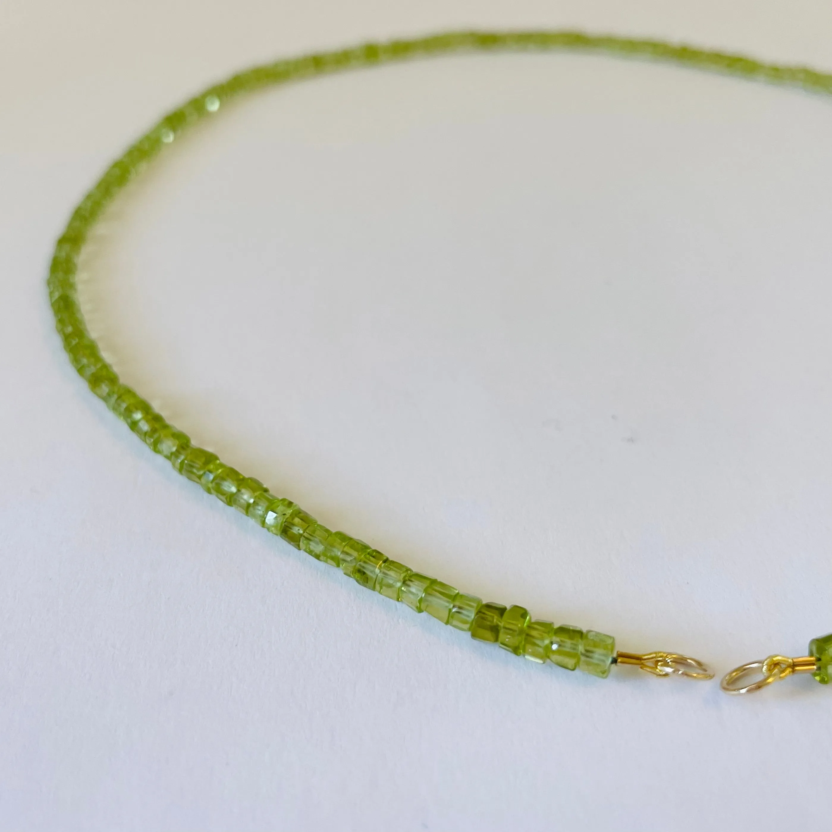 CUSTOMIZABLE peridot strand