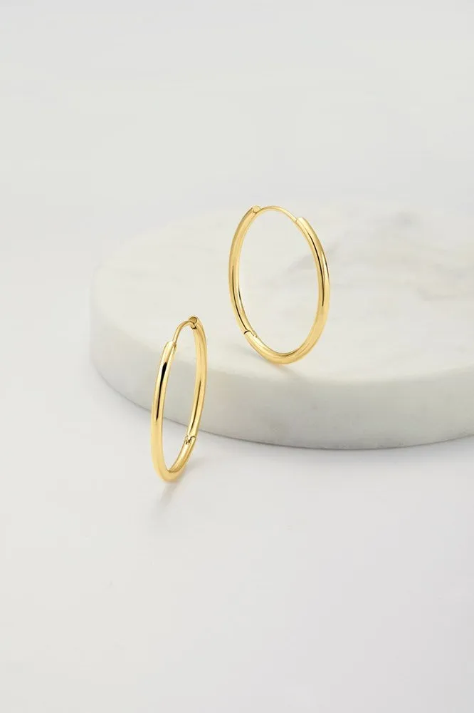 Delilah Hoop Large - Gold