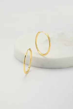 Delilah Hoop Large - Gold