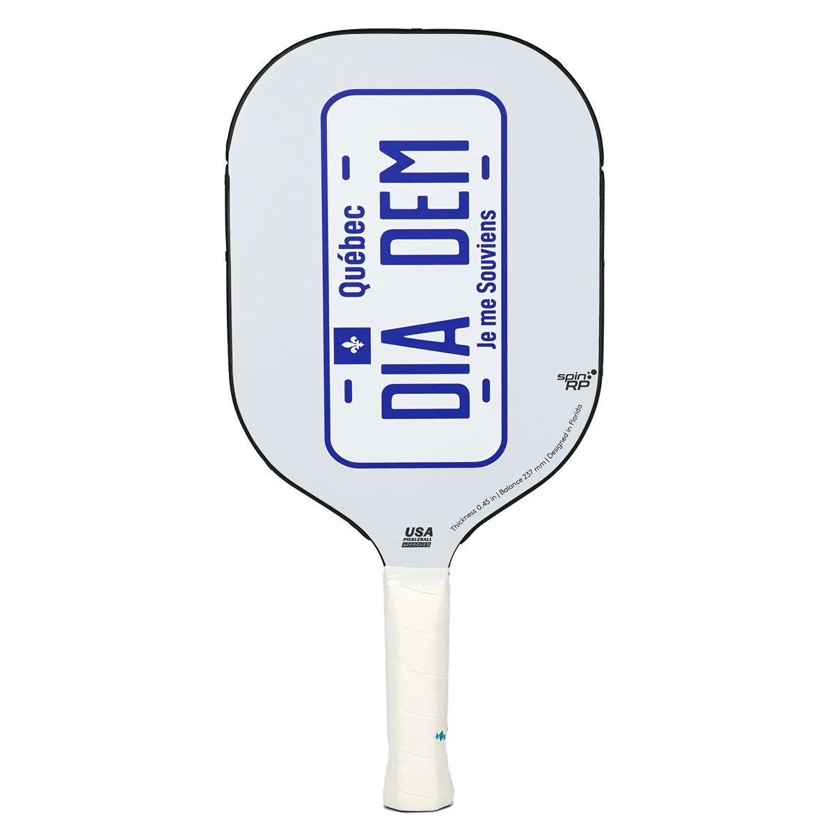 Diadem Icon V1 Quebec Flag Pickleball Paddle