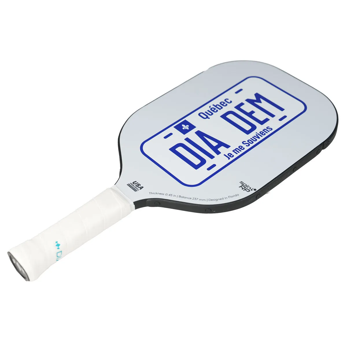 Diadem Icon V1 Quebec Flag Pickleball Paddle