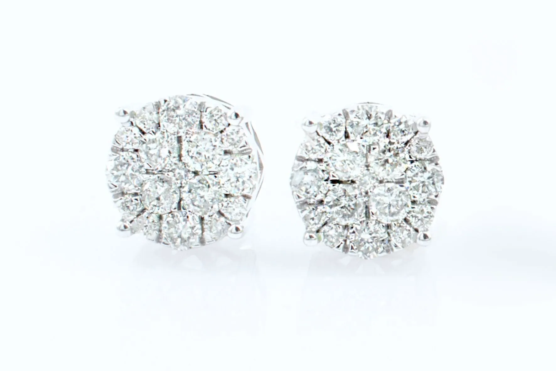 Diamond Cluster Studs