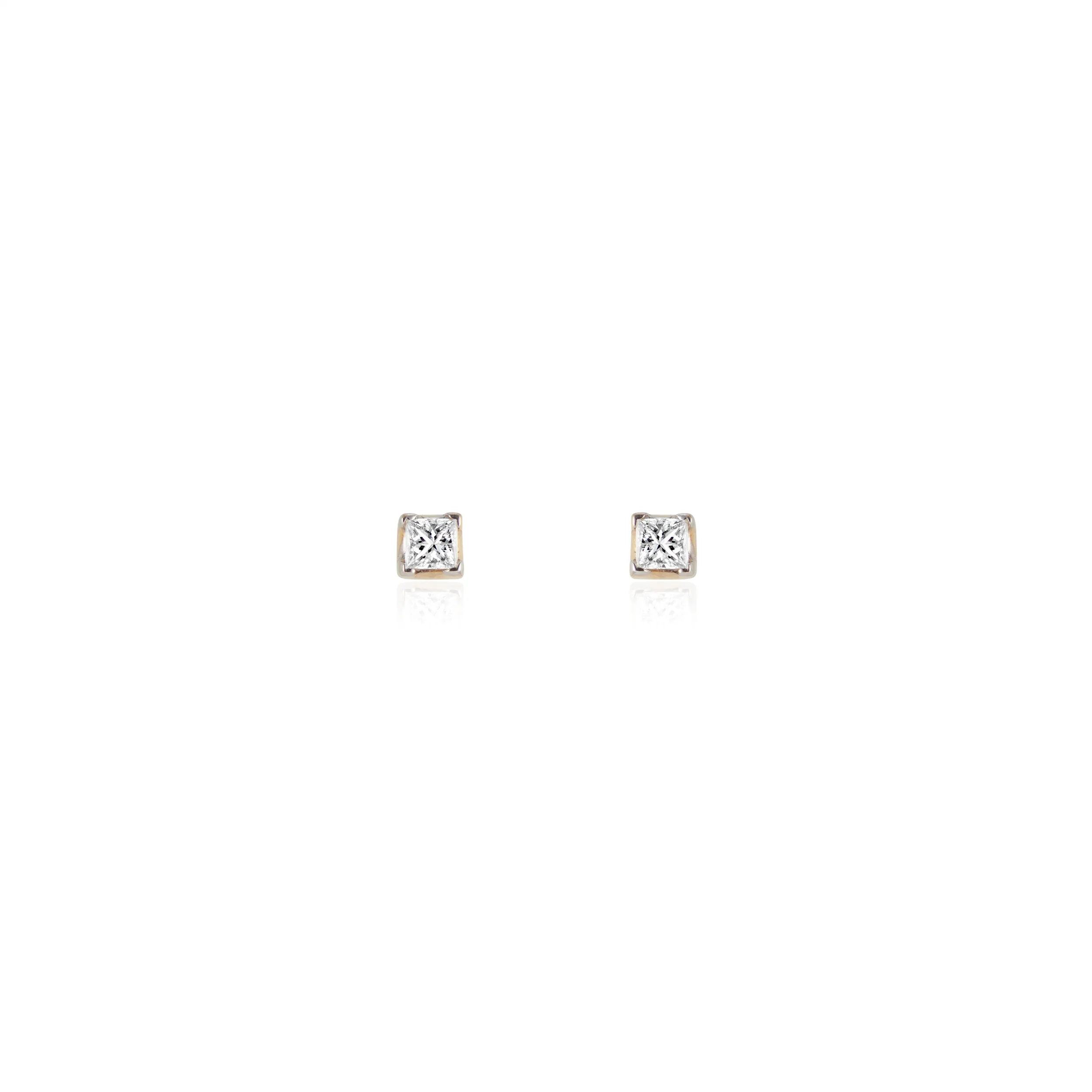 Dorothy, Square Diamond Studs