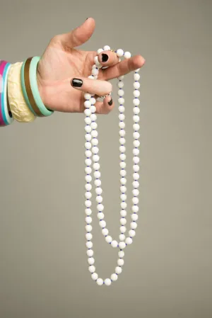 Flapper Long Necklace Vintage Plastic Jewelry