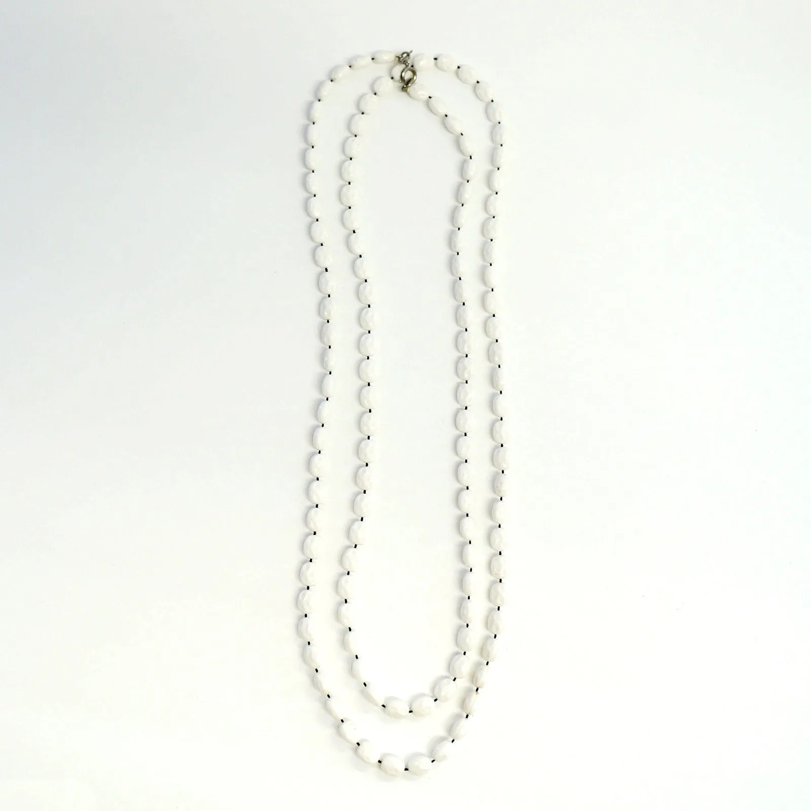 Flapper Long Necklace Vintage Plastic Jewelry