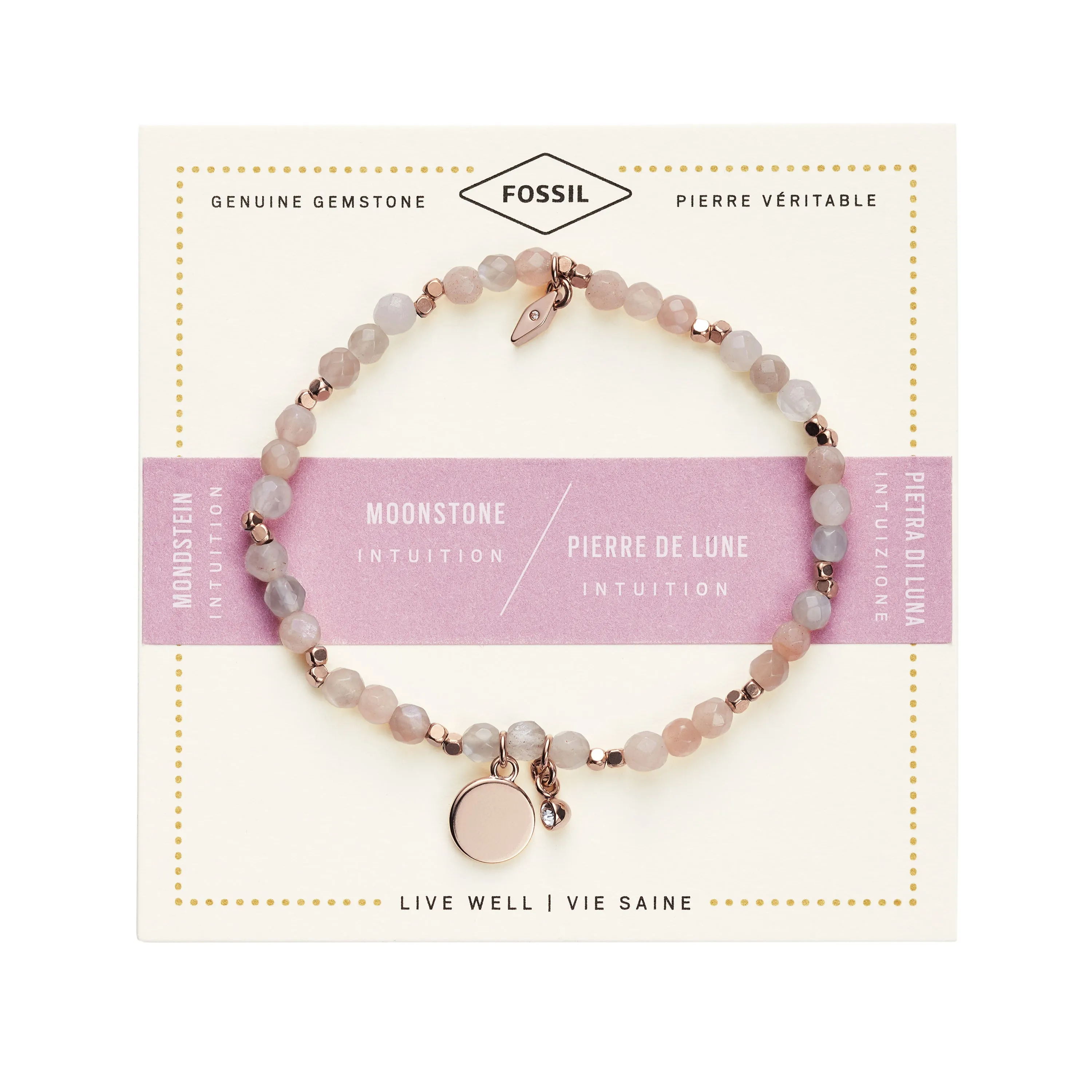Fossil Wellness Nude Bracelet JA6945791