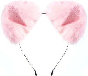 Fox Ears Headband Costume Accessories - Pink