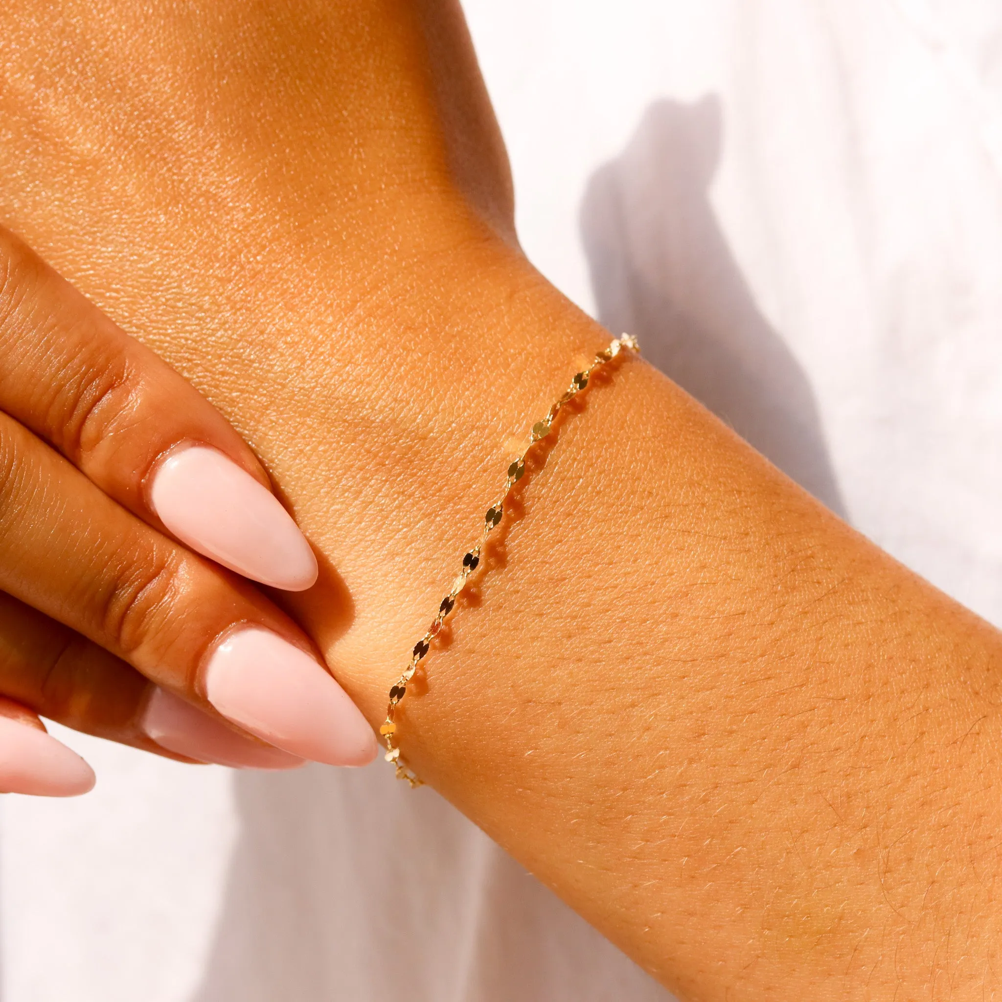 Glitter Chain Bracelet