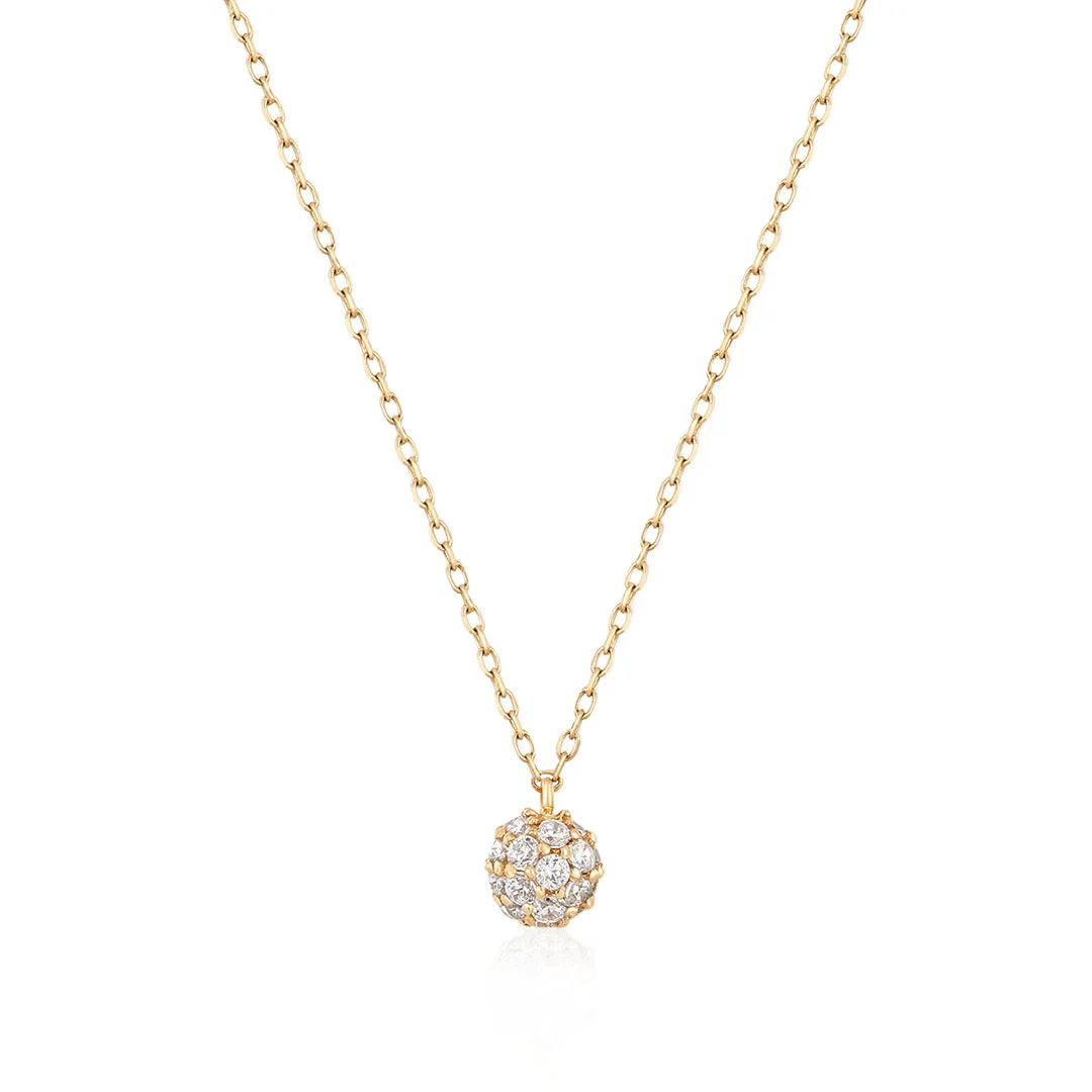 HEATHER | Lab Grown Diamond Bead Necklace