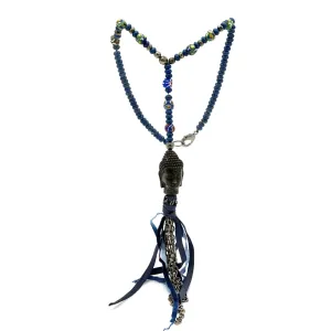 Hipchik Colorful Beaded Buddha Necklace with Tassel Sale