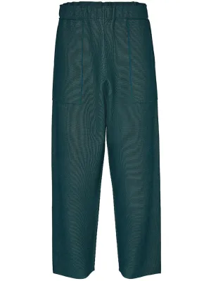 Inlaid Knit Pants