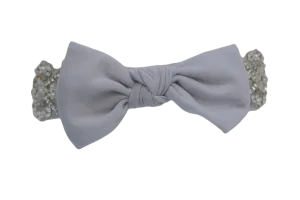 Jeweled In Grey 1 Year Old Headband
